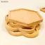 Vòng Gỗ óc chó Coaster Bền Đứng Cốc Trà Cà Phê Miếng Lót Chịu Nhiệt Gỗ sồi Coaster Bàn Bộ Đồ Ăn Trang Trí VN