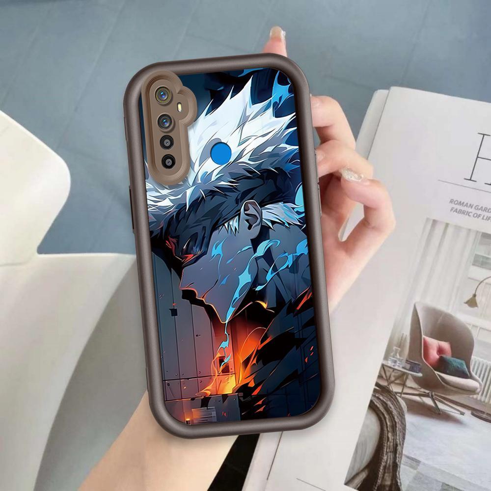 Ốp Lưng Cho Realme 5 5i 5S 6i Hoạt Hình Silicon Mềm Ốp lưng TPU Jujutsu Kaisen Anime Mắt Thiên Thần Chống Sốc Ốp Lưng