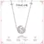 FANCIME "Giấc mơ hồng" Vòng cổ bạc hình trăng lưỡi liềm