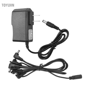 toyuvn fangzi Bộ chuyển đổi nguồn điện hiệu ứng guitar với 6 cách dây cáp xích Daisy góc phải