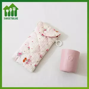 SWEET Túi Bảo Quản Kính Cotton Đa Chức Năng Phong Cách Hàn Quốc Ngọt Lipsti Giá Đỡ Ví Essentials n
