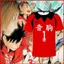 YB1 Haikyuu!! Nekoma Áo Thun Trường Trung Học Cosplay Khách Hàng Tee Tetsurou Áo Kenma Tay Ngắn Thể Thao Đồng Phục Thể Thaow