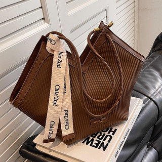 Túi tote đeo vai canvas giản dị phong cách Hàn Quốc