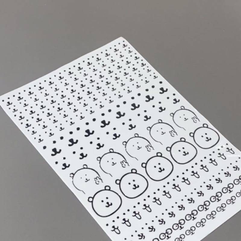 Springevenstar Hoạt Hình Dễ Thương Gấu Flat Stier Trang Trí Cốc Nước Stier Trang Trí Máy Tính Có Thể Được Sử Dụng Để Sti Đồ Nội Thất Hộp Bảo Quản Springevenstar