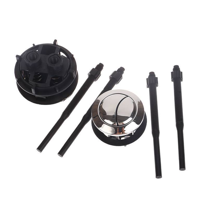 Springevenstar 1Pc Đa Năng Xả Kép Vệ Sinh Bình Nước Nút Tròn Van Xả Nút Nhấn Closestool Thay Thế Nút Nhấn Springevenstar