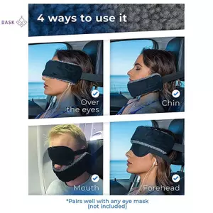 1 Chiếc Dây Đeo Hỗ Trợ Đầu Gối Du Lịch Có Thể Điều Chỉnh Máy Bay Ne Dây Hỗ Trợ Ô Tô Di Động Ghế Hỗ Trợ Ngủ Đầu Dây Đeo Cố Định Có Túi Bảo Quản