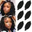 LUImo Afro Twist Móc Tóc 16 Inch Tổng Hợp Springy Kinky Mở Rộng Tách Trước Cho Bảo Vệ Phong Cách Bện Và Xoắn SBS