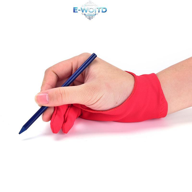 E-WOITD 1 Găng Tay Chống Bẩn Hai Ngón Tay Dành Cho Nghệ Sĩ Vẽ & Bút Đồ Họa Máy Tính Bảng Pad E-WOITD