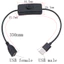 8H4F với ce rohs303 Cáp chuyển đổi 501USB Cáp chuyển đổi Ánh sáng mát mẻ Đèn bàn LED Kẹp ánh sáng ban đêm Cáp