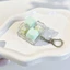 Đồ chơi móc khóa Fidget SMILE, Mặt dây chuyền nút Fidget thời gian 4 phím, Hình gấu Pastel Giảm căng thẳng Không có đồ chơi giác quan nhẹ Người lớn & Trẻ em