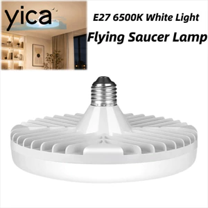 Bóng đèn LED YICA, Bảo vệ mắt Đèn đĩa bay sáng, Bóng đèn trần góc rộng tiết kiệm năng lượng PVC Chiếu sáng hội thảo
