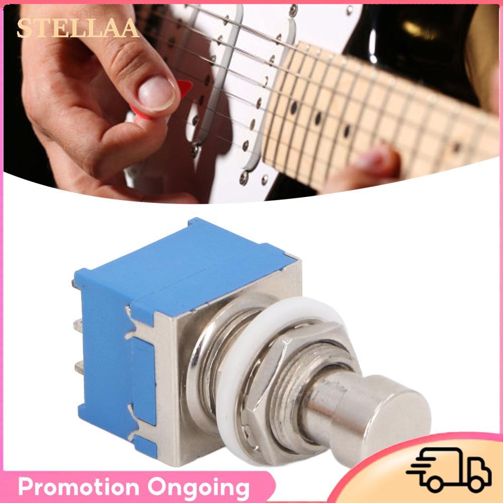 Stellaa Guitar Effect Pedal Footswitch 9 Pin 3PDT True Bypass Hiệu ứng Stomp Footswitch để thiết lập