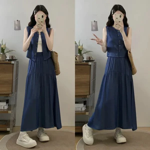 Đầm không tay phong cách Hepburn Pháp VN, Phong cách mới mùa hè, Phong cách nữ,250506