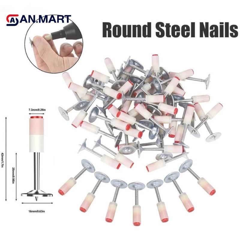 AN.MART 100 / 200 / 300 / 400 Cái Mini Cách Âm Móng Tay Pháo Móng Tay Trần Dụng Cụ Tiêu Chuẩn Cao Ổ Pin Bắn Móng Tay Treo Trần Hiện Vật VN
