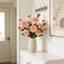 1 Hoa Dahlia nhân tạo 25,6 "Thân cây giả hoa thân dài để trang trí nội thất Trung tâm phòng khách
