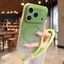 Ốp điện thoại từ tính gradient da dây tay cho iPhone 17 Pro Max 13 14 15 16 pro max Bao gồm tất cả bảo vệ ống kính máy ảnh vỏ mềm vỏ điện thoại vỏ bảo vệ