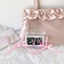 Tấm bảo vệ thẻ ảnh BRBRAA, có nơ ruy băng & móc khóa PVC 3 inch Photocard, Quà tặng trưng bày thẻ thần tượng Kpop chống nước trong suốt INS