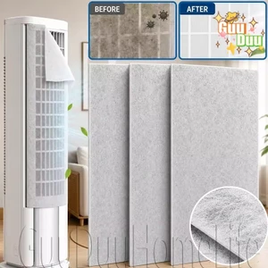Bộ lọc bụi điều hòa dọc - Bộ lọc bụi lỗ thông hơi có thể cắt được - Vật tư điều hòa - Lưới lọc chống bụi - Giấy lọc điều hòa không khí / Giao hàng miễn phí