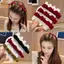 NKSFX Bangs Barrettes Nữ Quà Tặng Đôi Nổ Thiết Kế Răng Dụng Cụ Tạo Kiểu Tóc Bím Tóc