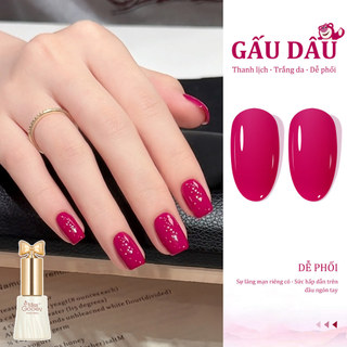 Miss Gooey Sơn móng tay gel màu trơn Strawberry Bear mới Màu sắc bán chạy nhất năm 2026 tôn da và dễ phối đồ.