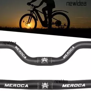 Tay lái xe đạp NEWIDEA, Tay lái nâng xe đạp thẳng / nuốt MEROCA, Phụ tùng xe đạp hợp kim nhôm 25.4X540 / 580mm bền bỉ cho xe đạp leo núi