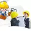 DELMER Mô Phỏng Công Cụ Xây Dựng Bé Trai Nhập Vai Đảng Mũ An Toàn Đồ Chơi Giáo Dục Đảng Cosplay Tiếp Liệu Công Nhân Trang Phục Nón Xây Dựng Đồ Chơi