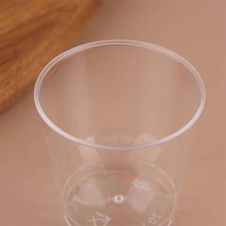 50 cái 30ml dùng một lần Mini rõ ràng cốc nhựa ngoài trời dã ngoại sinh nhật nhà bếp Đảng bắn kính thạch Ly bộ đồ ăn nếm