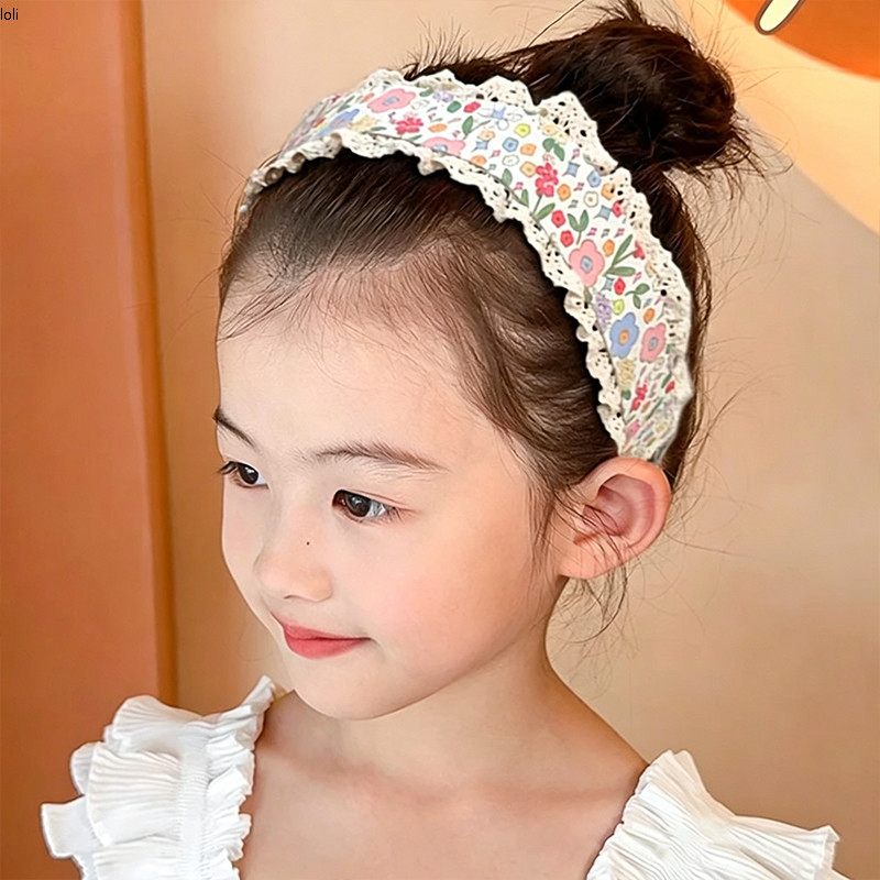 💋loli💋Băng Đô Miếng Dán Tóc Velcro Magic Dán Hoa Dễ Thương Thời Trang Hàn Quốc - Phụ Kiện Tóc