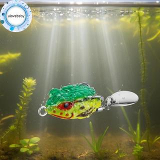 Ulovebsby Ngoài Trời Luya Ếch Sấm Tầm Xa 3cm / 4.3g Ếch Mini Hits 16 Màu Phần Mềm cóc Ếch Móc Đôi Tiếng Ồn Kim Sa Lấp Lánh VN