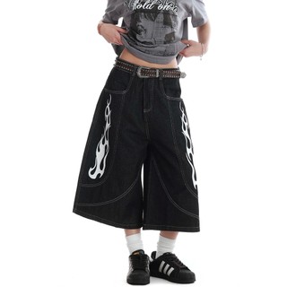 Quần short denim nam ESEA phong cách retro kiểu dáng trung tính chất lượng cao của Mỹ