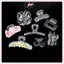 JRP Acrylic Trong Suốt Móng Vuốt Nhựa Trong Suốt Kẹp Tóc nk Kẹp Tóc Đế Cho DIY Trang Sức Làm Thời Trang Bé Gái Phụ Kiện Tóc JRP