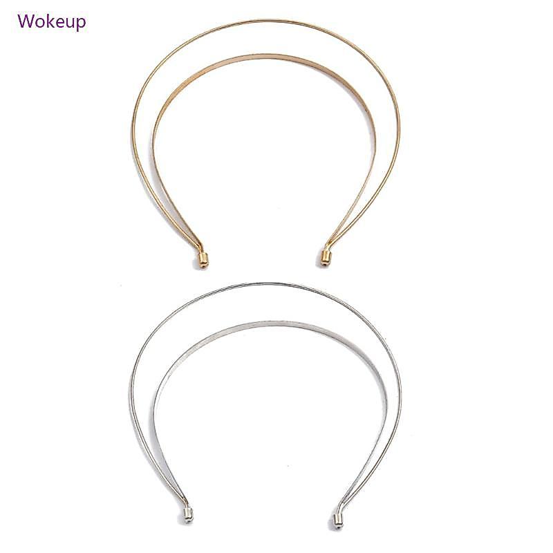 Woke Vintage Gothic Phụ Kiện Trang Sức Halo Crown Headband Kim Loại Tiara Chất Liệu DIY