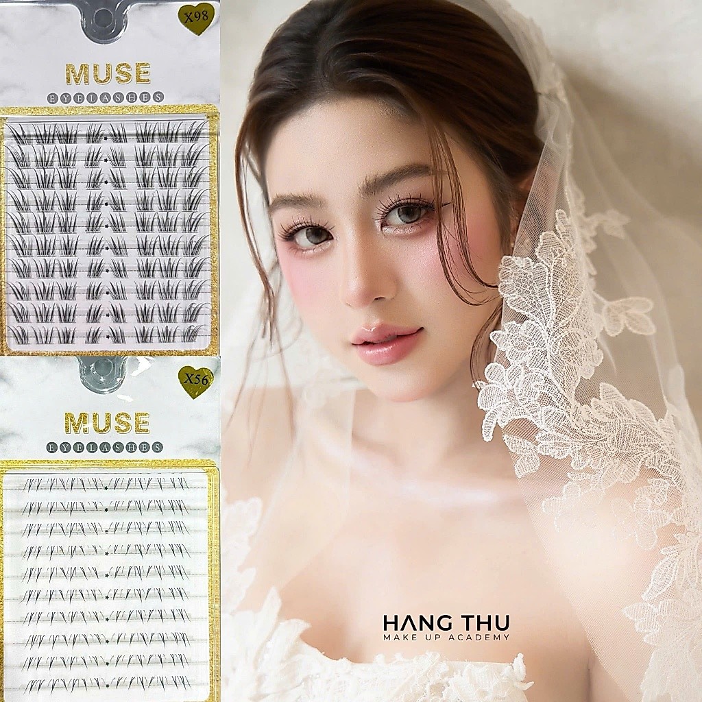 LeeVelvetLashes-MI MUSE- Mi X98-X56- Sợi mi mảnh, tự nhiên – giúp mắt to và rõ nét hơn