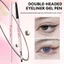 【Roshy】Bút kẻ mắt dạng gel hai đầu đầu nhọn sắc bén lâu trôi kẻ mượt thích hợp cho người mới bắt đầu. không lem