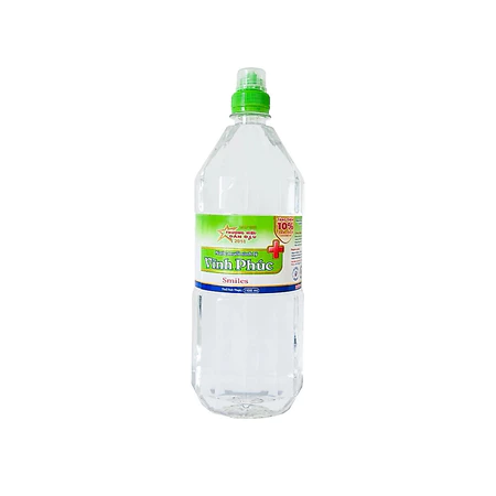[Chai 1000ml] Nước muối sinh lý súc miệng Vĩnh Phúc vệ sinh răng miệng, ngừa viêm răng, đau họng