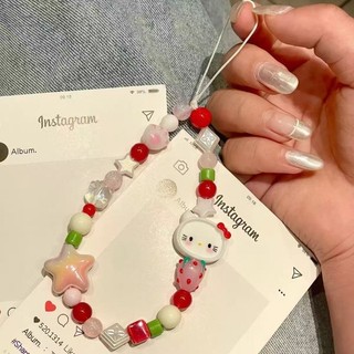 Đối với tất cả các mô hình điện thoại di động CCD Camera cách nhiệt Cup Bracelet Dễ thương KT Cartoon Couple Dây tay