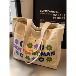 Túi Vải Nữ 2026 Phong Cách Mới Dung Tích Lớn Đi Lại Túi Tote Đơn Giản Học Sinh Phù Hợp Với Lớp Một Vai Túi Tote