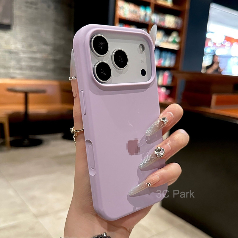W / Flannel Bên Trong Silicon Lỏng Mềm Mại Chống Sốc Thân Thiện Với Da Cho iPhone 17 16 Pro Max