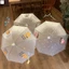Ô tự động 3 tầng trong suốt dễ thương - Tay cầm dài chống mưa theo chủ đề Shinchan cho trẻ em