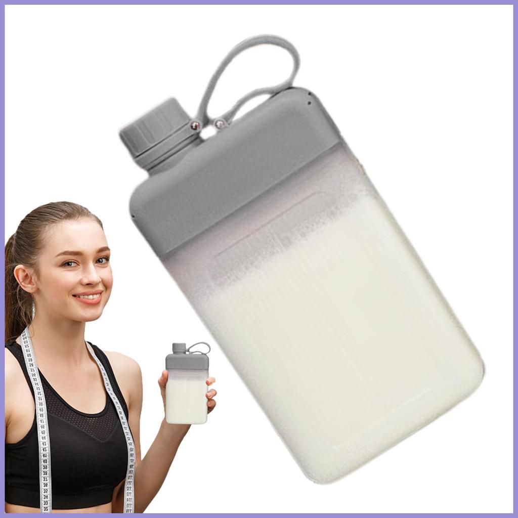 Bình Nước Phẳng Cho Ví 450ml Chai Nước Phẳng Nhỏ Thân Thiện Với Túi Phù Hợp Trong Ví Hình Chữ Nhật Chống Rò Rỉ mueadsyvn