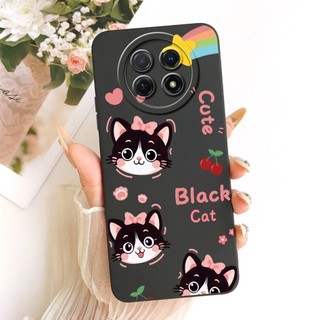 Dành Cho Huawei Nova Y91 Y90 Ốp Lưng STG-LX1 STG-LX2 CTR-LX2 CTR-LX1 Vỏ Hoạt Hình Dễ Thương Thỏ Mèo Mềm Silicon Chống Sốc