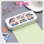 Ốp lưng kính từ tính nắp gập hình anime hoạt hình Crayon Shin-chan dành cho trẻ em