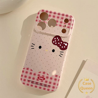 Cho iPhone 17 16 15 14 11 13 12 Pro Max Air XR X XS Max 7 8 16 Plus SE Màu Trơn Chấm Bi Kẻ Sọc Hoạt Hình Kitty Mèo Nơ Bong Bóng Trái Tim