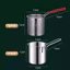 Tích Hợp Nồi Chiên Inox Gia Đình Mini Chiên Dầu Bắn Chảo Nhỏ Tiết Kiệm Nhiên Liệu Chảo Khoai Tây Chiên Pháp Bếp Gas Nồi Chiên Chảo Sâu K15E