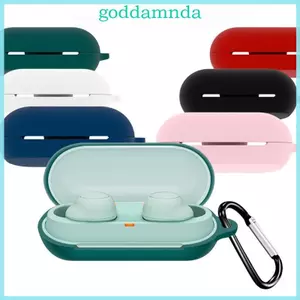 GODD Chống Sốc Mềm Linh Hoạt Bao Da WF-C500 Tai Nghe Bảo Quản Hộp Đựng Bảo Vệ Tai Nghe Nhét Tay Bảo Vệ