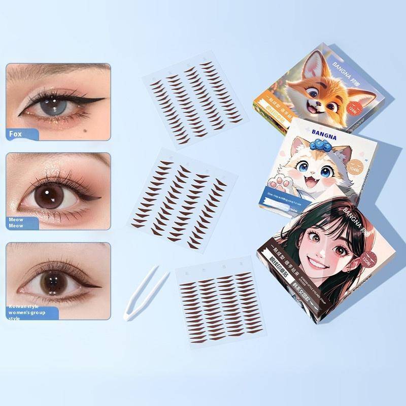 Trong Kho 104/120/128Pcs Kẻ Mắt Con Dấu Dán Nước & Mồ Hôi Chống Kẻ Mắt Vá Cá Tuyết