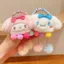 Kuromi Tóc Cô Gái Trẻ Em Dễ Thương Sanrio Len Buộc Tóc Bé Gái Đuôi Ngựa Bóng Đầu Cao Su Phụ Kiện Tóc