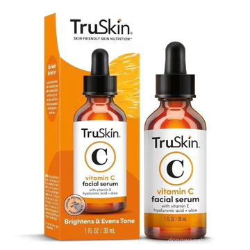 TruSkin Vitamin C Serum Cho Mặt – Serum Chống Lão Hóa Da Mặt Với Vitamin C, Axit Hyaluronic, Vitamin E – Công Thức Làm Sáng – Cải Thiện Sự Xuất Hiện Của Vết Thâm, Tông Màu, Đường Mịn & Wri