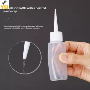 < YEI > 10 Cái Chai Bóp Nhựa Rỗng Chai Chất Lỏng Hộp Đựng Ống Thả Vòi Phun Kim Chai Chất Lỏng Mới