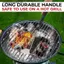 VFZ BBQ Grill Brush Scrubber Dụng cụ làm sạch thịt nướng Dây thép không gỉ ÁO